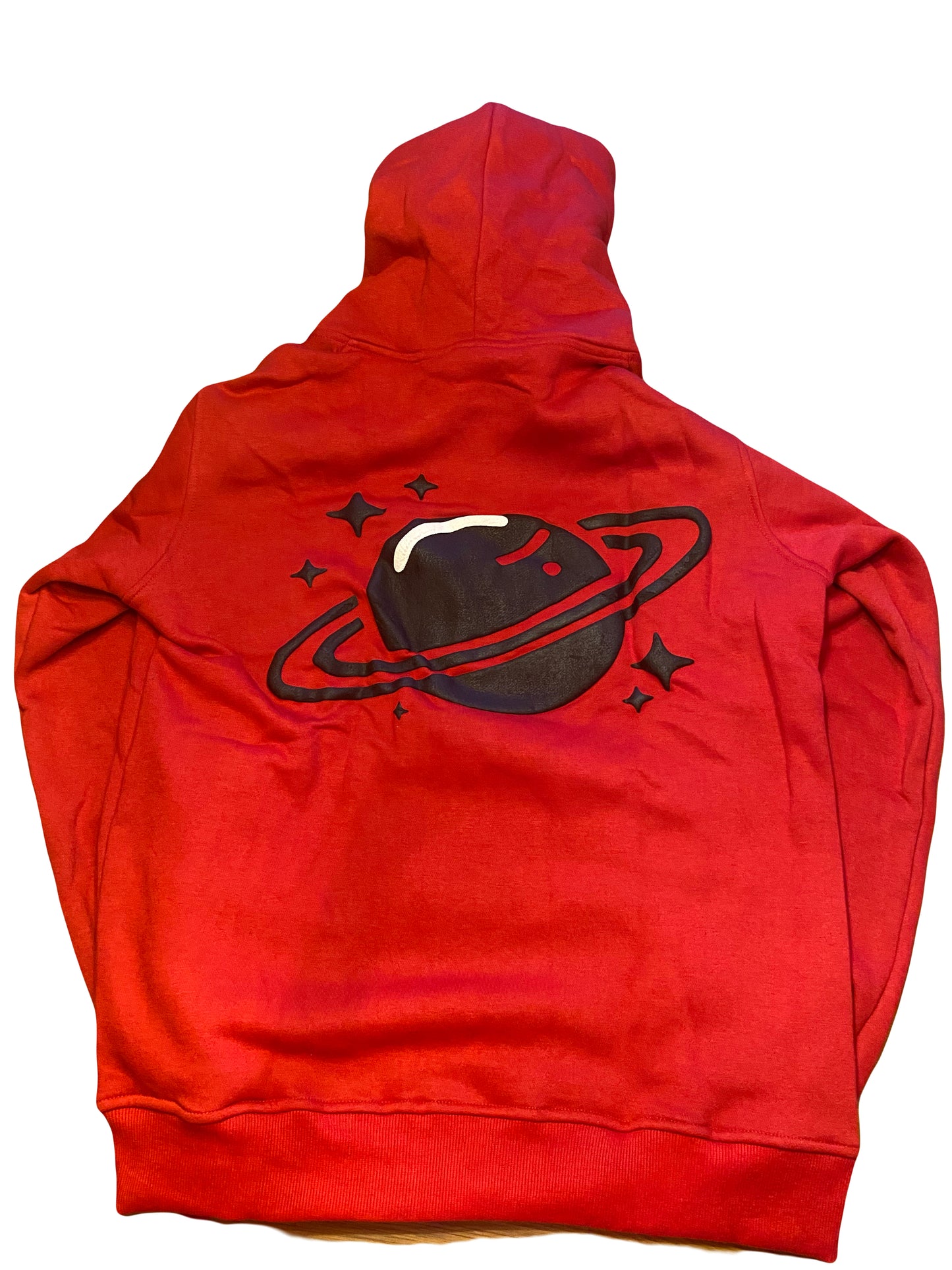 Red Aztro zip Hoodie