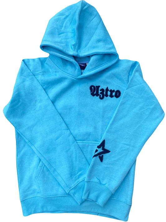 Aztro baby blue hoodie